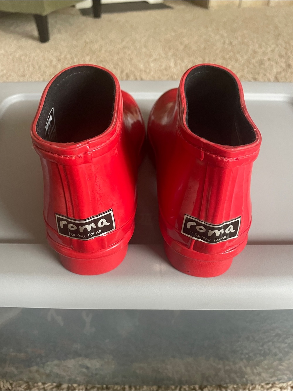 Roma Red women’s Waterproof Ankle Rain Boots